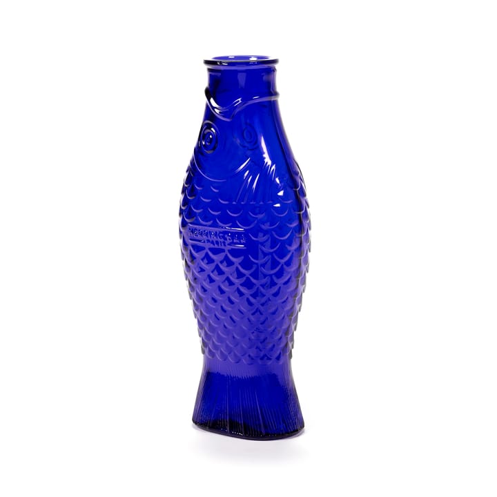 Fish and Fish グラス ボトル 85 cl - Cobalt blue - Serax | セラックス