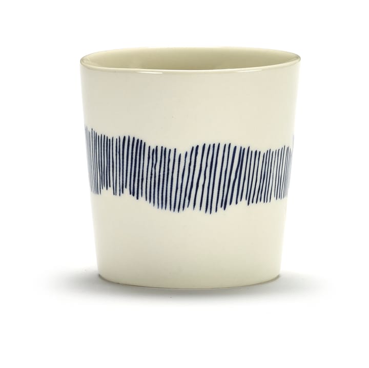 Ottolenghi Feast コーヒーカップ 25 cl 4個セット - White stripes-blue - Serax | セラックス