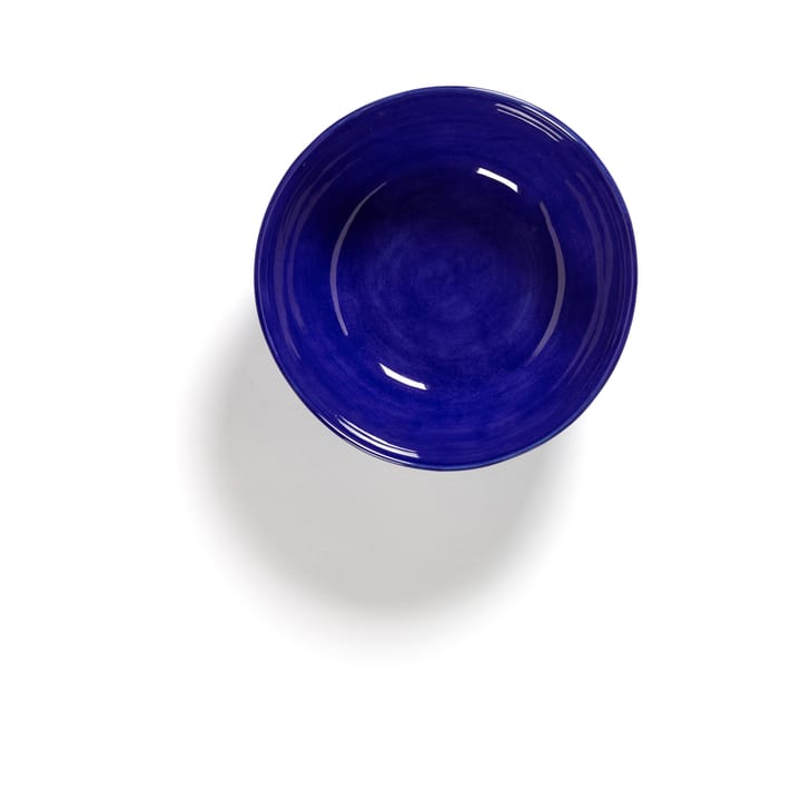 Ottolenghi Feast ボウル L Ø17 cm 4個セット, Dark blue stripes-white Serax | セラックス