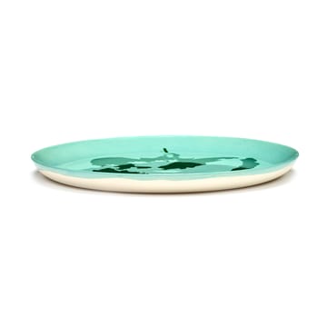 Ottolenghi Feast プレート L Ø26,5 cm 2枚 - Azure-pepper green - Serax | セラックス