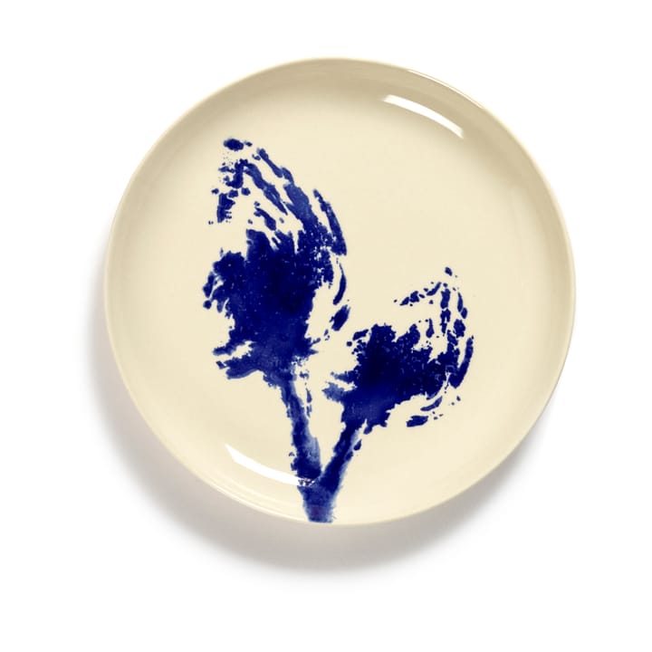 Ottolenghi Feast プレート S Ø19 cm 2枚セット - White-artichoke blue - Serax | セラックス