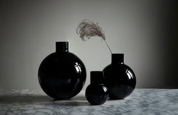 Pallo 花瓶 - Black 20 cm - Skrufs Glasbruk