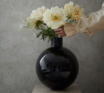 Pallo 花瓶 - Black 37 cm - Skrufs Glasbruk