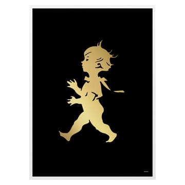 Solstickan ポスター 50x70 cm - Gold-black - Solstickan Design