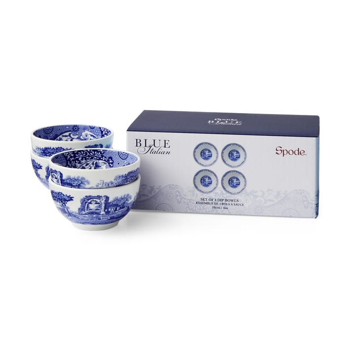 Blue Italian ディップボウル Ø10 cm 4個セット - Blue-white - Spode | スポード