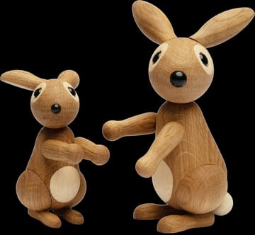 Bonnie rabbit デコレーション 12.5 cm - Oak - Spring Copenhagen