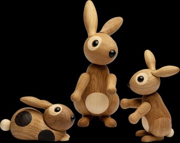 Bonnie rabbit デコレーション 12.5 cm - Oak - Spring Copenhagen