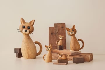 Lucky cat デコレーション 42 cm - Oak-maple - Spring Copenhagen