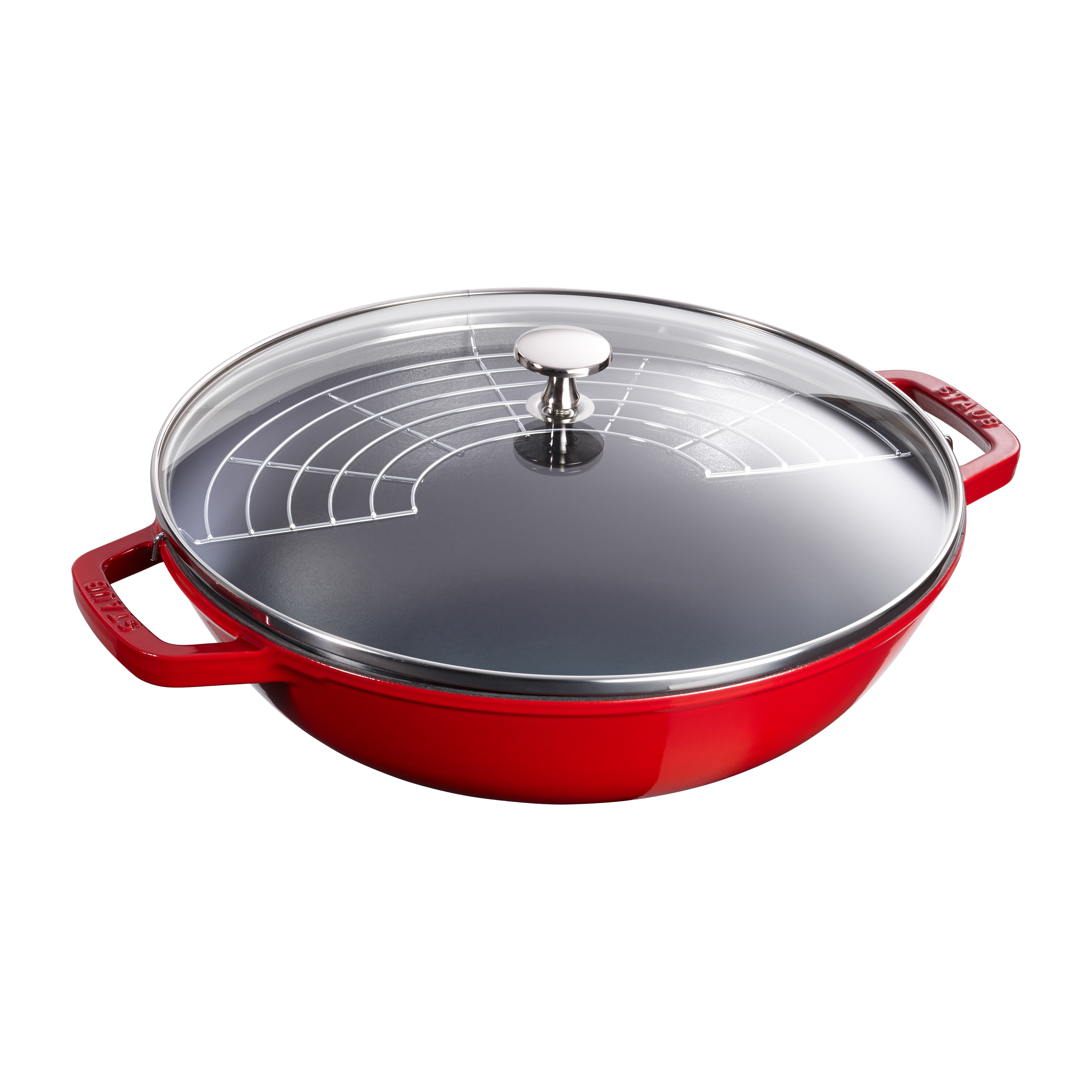 STAUB | ストウブ からのウォック ガラス蓋付 Ø30 cm 4.4 L - NordicNest.jp