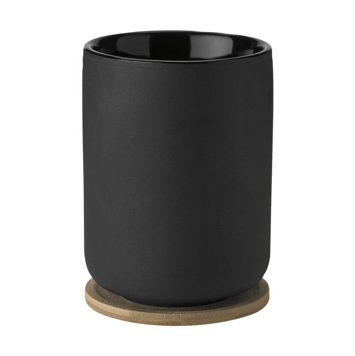 Theo サーモマグ & コースター 25 cl - Black - Stelton | ステルトン