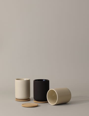 Theo サーモマグ & コースター 25 cl - Black - Stelton | ステルトン