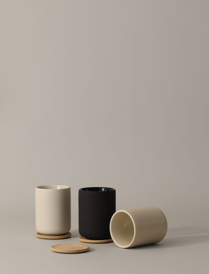 Theo サーモマグ & コースター 25 cl, Black Stelton | ステルトン