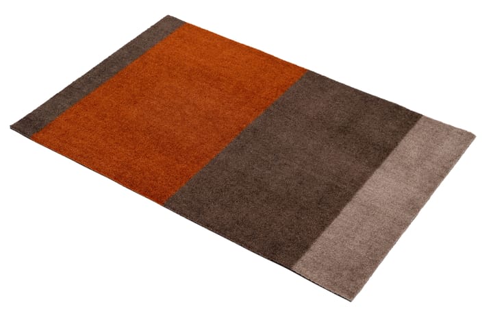 Stripes by tica. horizontal. ドアマット, Brown-terracotta. 60x90 cm tica copenhagen