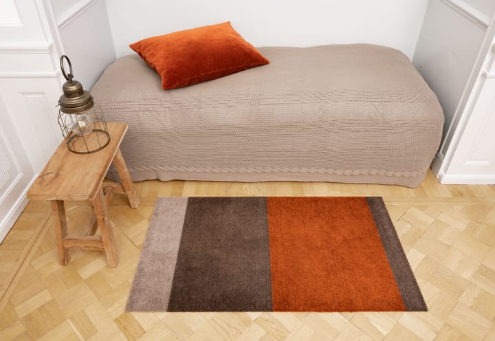 Stripes by tica. horizontal. ドアマット, Brown-terracotta. 60x90 cm tica copenhagen