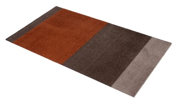 Stripes by tica. horizontal. ホールウェイラグ - Brown-terracotta67x120 cm - tica copenhagen