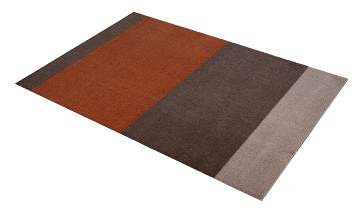 Stripes by tica. horizontal. ホールウェイラグ, Brown-terracotta90x130 cm tica copenhagen