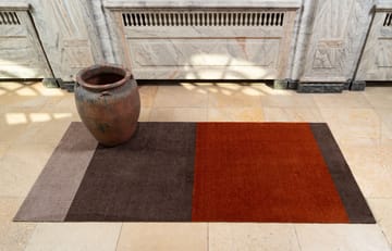 Stripes by tica. horizontal. ホールウェイラグ - Brown-terracotta90x200 cm - tica copenhagen