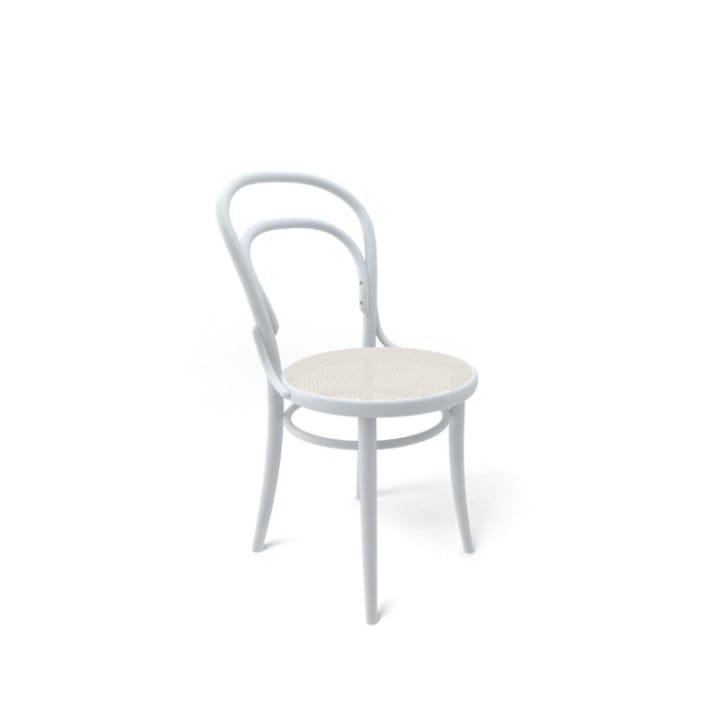 Ton no.14 チェア - White stained B20-New rattan seat - TON