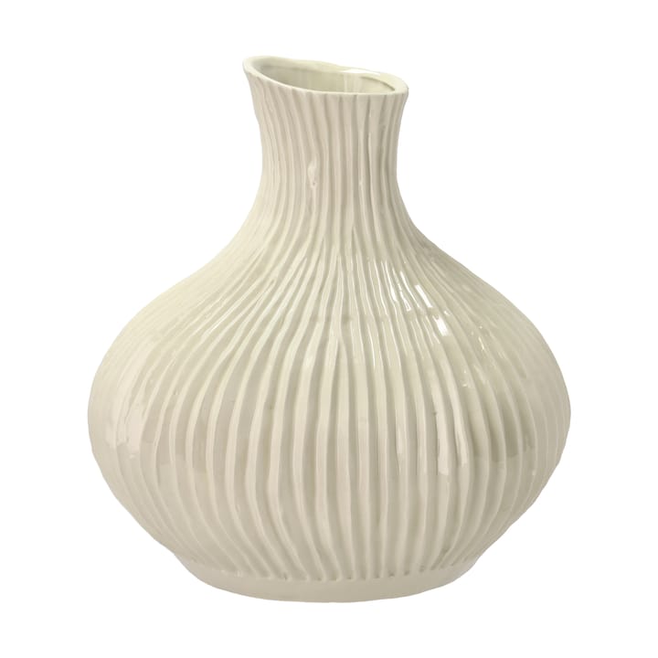 Oak 花瓶 28xØ27 cm - Cream white - Villa Collection