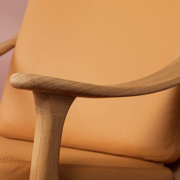 Lean Back Soavé アームチェア white-oiled oak - Natural - Warm Nordic